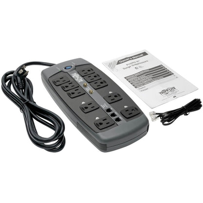 Tripp Lite TLP1008TELTV 10 Outlets Surge Suppressor TLP1008TELTV