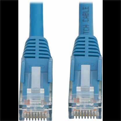 Tripp Lite by Eaton Cat6 Gigabit Snagless Molded UTP Ethernet Cable (RJ45 M/M), PoE, LSZH, Blue,2.5m N201L-2P5M-BL