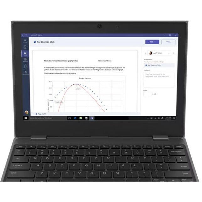 Lenovo 100e (2nd Gen) 82GJ000GUS 11.6" Netbook - HD - 1366 x 768 - AMD 3015e Dual-core (2 Core) 1.20 GHz - 4 GB Total RAM - 64 GB Flash Memory - Black 82GJ000GUS