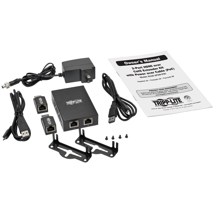 Tripp Lite by Eaton B126-2P2M-POC Audio/Video Connectivity Kit B126-2P2M-POC