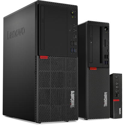 Lenovo ThinkCentre M720s 10ST008NUS Desktop Computer - Intel Core i5 9th Gen i5-9400 2.90 GHz - 8 GB RAM DDR4 SDRAM - 256 GB SSD - Small Form Factor - Black 10ST008NUS