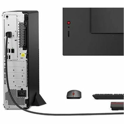 Lenovo ThinkCentre M70s Gen 4 12DN0012CA Desktop Computer - Intel Core i5 13th Gen i5-13400 Deca-core (10 Core) 2.50 GHz - 8 GB RAM DDR4 SDRAM - 256 GB M.2 PCI Express NVMe 4.0 x4 SSD - Small Form Factor - Black 12DN0012CA