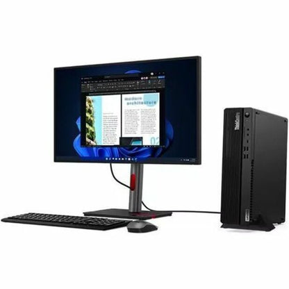 Lenovo ThinkCentre M70s Gen 4 12DN0012CA Desktop Computer - Intel Core i5 13th Gen i5-13400 Deca-core (10 Core) 2.50 GHz - 8 GB RAM DDR4 SDRAM - 256 GB M.2 PCI Express NVMe 4.0 x4 SSD - Small Form Factor - Black 12DN0012CA