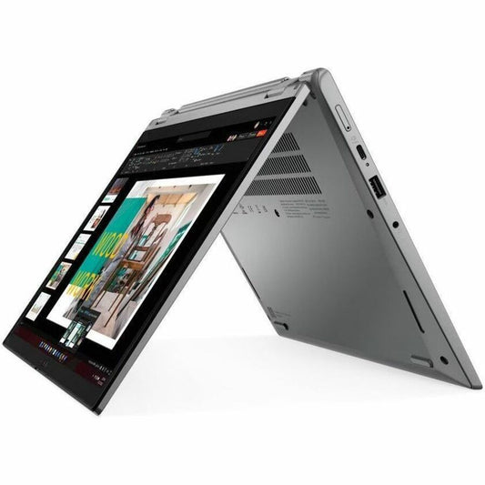 Lenovo ThinkPad L13 Yoga Gen 4 21FJ002YUS 13.3" Touchscreen Convertible 2 in 1 Notebook - WUXGA - 1920 x 1200 - Intel Core i7 13th Gen i7-1355U Deca-core (10 Core) 1.70 GHz - 32 GB Total RAM - 32 GB On-board Memory - 1 TB SSD - Storm Gray 21FJ002YUS