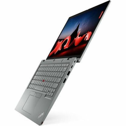 Lenovo ThinkPad L13 Yoga Gen 4 21FJ002YUS 13.3" Touchscreen Convertible 2 in 1 Notebook - WUXGA - 1920 x 1200 - Intel Core i7 13th Gen i7-1355U Deca-core (10 Core) 1.70 GHz - 32 GB Total RAM - 32 GB On-board Memory - 1 TB SSD - Storm Gray 21FJ002YUS