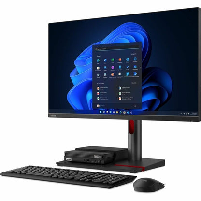 Lenovo ThinkCentre M90q Gen 3 11U50068US Desktop Computer - Intel Core i5 12th Gen i5-12500 Hexa-core (6 Core) 3 GHz - 8 GB RAM DDR5 SDRAM - 256 GB M.2 PCI Express NVMe 4.0 x4 SSD - Tiny - Black 11U50068US