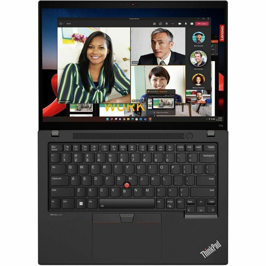 Lenovo ThinkPad T14 Gen 4 21K3004MCA 14" Touchscreen Notebook - WUXGA - 1920 x 1200 - AMD Ryzen 7 PRO 7840U Octa-core (8 Core) 3.30 GHz - 32 GB Total RAM - 32 GB On-board Memory - 1 TB SSD - Thunder Black 21K3004MCA