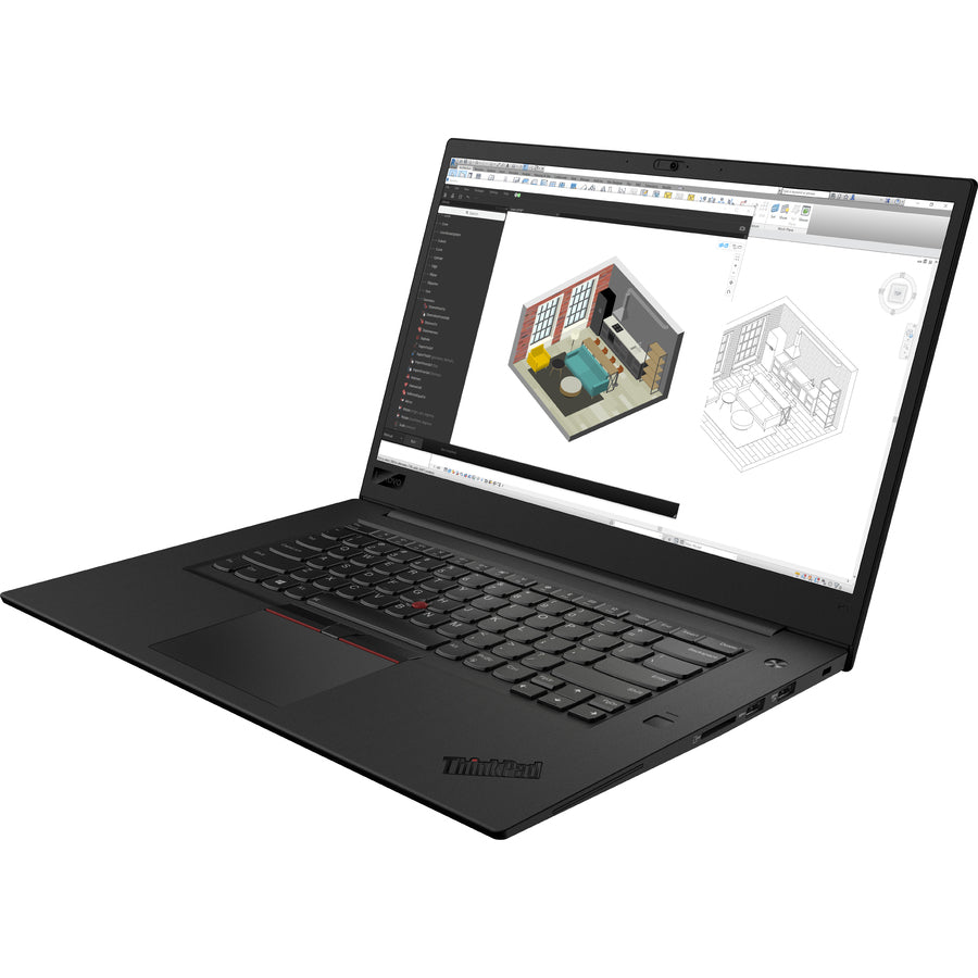 Lenovo ThinkPad P1 20MD0026US 15.6" Mobile Workstation - 1920 x 1080 - Intel Core i7 8th Gen i7-8850H Hexa-core (6 Core) 2.60 GHz - 16 GB Total RAM - 1 TB SSD 20MD0026US