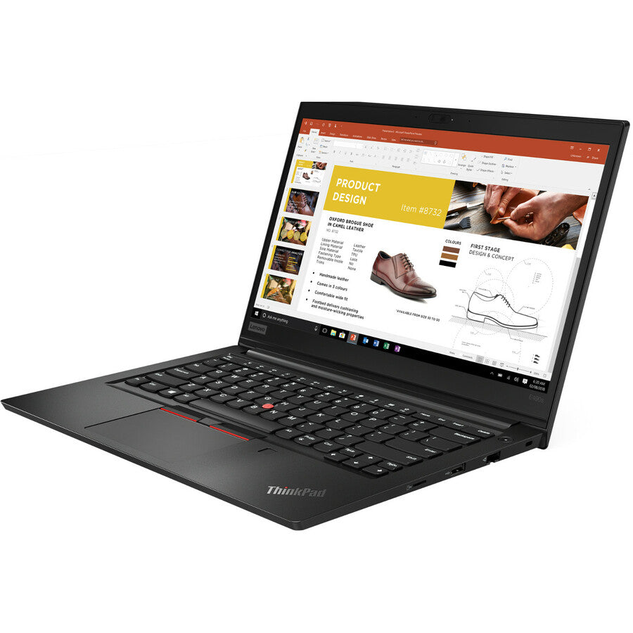 Lenovo ThinkPad E490s 20NGA000US 14" Notebook - 1920 x 1080 - Intel Core i5 8th Gen i5-8265U Quad-core (4 Core) 1.60 GHz - 8 GB Total RAM - 512 GB SSD - Black 20NGA000US