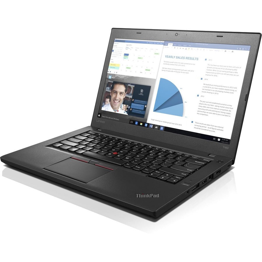 Lenovo ThinkPad T460 20FN002PUS 14" Touchscreen Notebook - 1920 x 1080 - Intel Core i5 6th Gen i5-6300U Dual-core (2 Core) 2.40 GHz - 8 GB Total RAM - 256 GB SSD - Black 20FN002PUS