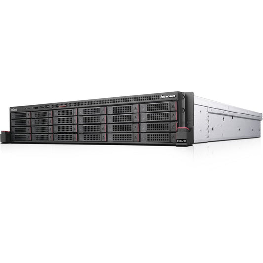 Lenovo ThinkServer RD450 70QW0006UX 2U Rack Server - 1 x Intel Xeon E5-2620 v4 2.10 GHz - 16 GB RAM - Serial ATA, Serial Attached SCSI (SAS) Controller 70QW0006UX