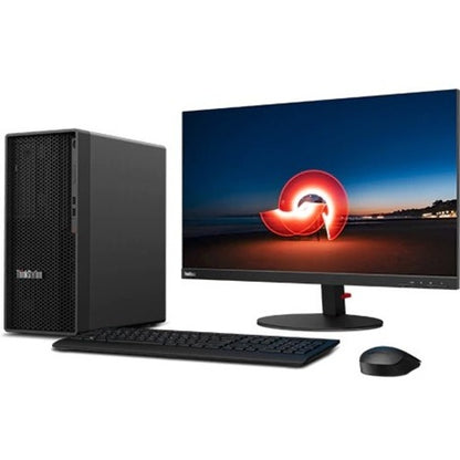 Lenovo ThinkStation P350 30E30076US Workstation - 1 x Intel Core i7 Octa-core (8 Core) i7-11700 11th Gen 2.50 GHz - 16 GB DDR4 SDRAM RAM - 512 GB SSD - Tower 30E30076US