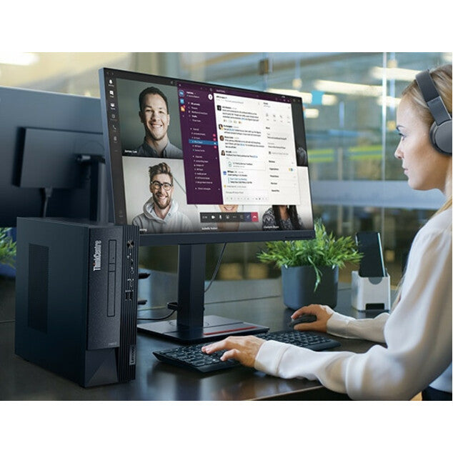 Lenovo ThinkCentre Neo 50s 11SX005PCA Desktop Computer - Intel Core i5 12th Gen i5-12400 Hexa-core (6 Core) 2.50 GHz - 16 GB RAM DDR4 SDRAM - 256 GB NVMe M.2 PCI Express PCI Express NVMe 4.0 x4 SSD - Small Form Factor - Black 11SX005PCA