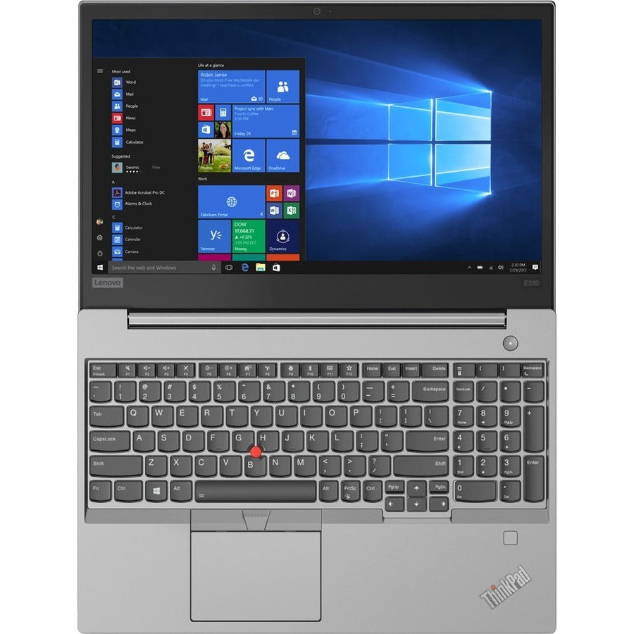 Lenovo ThinkPad E580 20KS003NUS 15.6" Notebook - 1920 x 1080 - Intel Core i7 8th Gen i7-8550U Quad-core (4 Core) 1.80 GHz - 8 GB Total RAM - 256 GB SSD - Silver 20KS003NUS