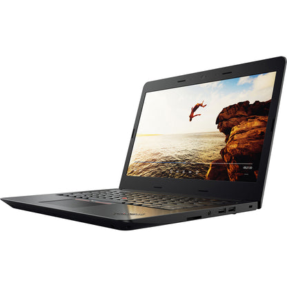 Lenovo ThinkPad E470 20H10065CA 14" Notebook - 1366 x 768 - Intel Core i3 6th Gen i3-6006U Dual-core (2 Core) 2 GHz - 4 GB Total RAM - 500 GB HDD - Black 20H10065CA