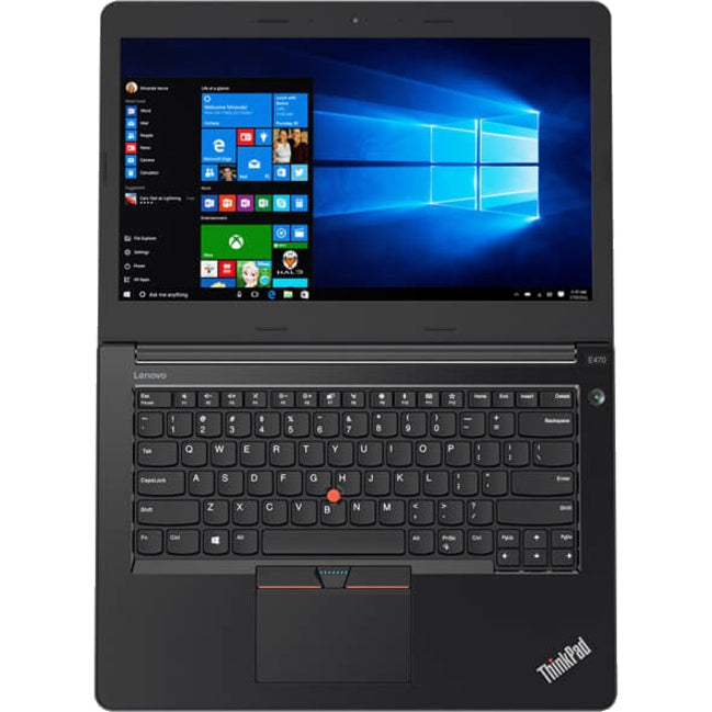 Lenovo ThinkPad E470 20H10065CA 14" Notebook - 1366 x 768 - Intel Core i3 6th Gen i3-6006U Dual-core (2 Core) 2 GHz - 4 GB Total RAM - 500 GB HDD - Black 20H10065CA