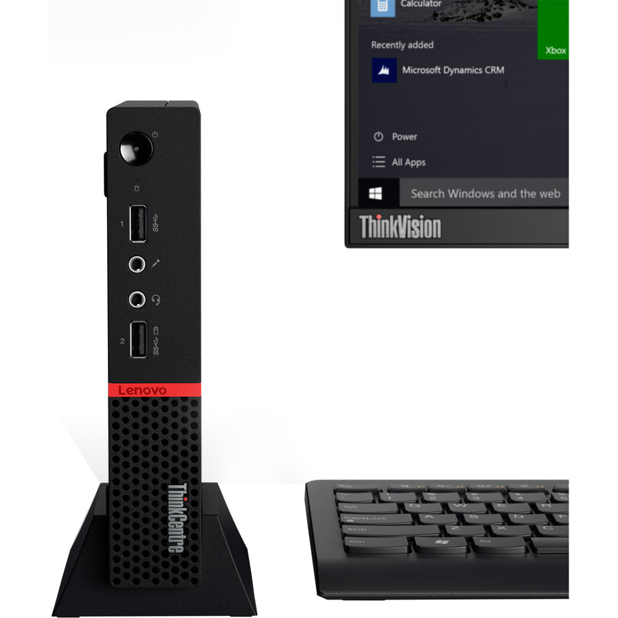 Lenovo ThinkCentre M715q 10VL000JCA Tiny Thin Client - AMD A-Series A6-8570E Dual-core (2 Core) 3 GHz 10VL000JCA