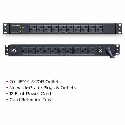 CyberPower Basic PDU30BT10F10R 20-Outlets PDU PDU30BT10F10R