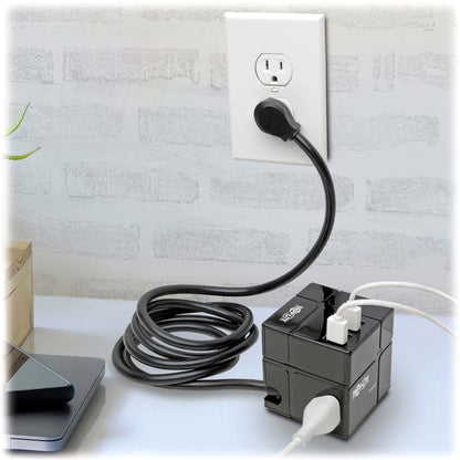 Tripp Lite by Eaton Safe-IT TLP368CUBEUAM 9-Outlets Surge Suppressor/Protector TLP368CUBEUAM