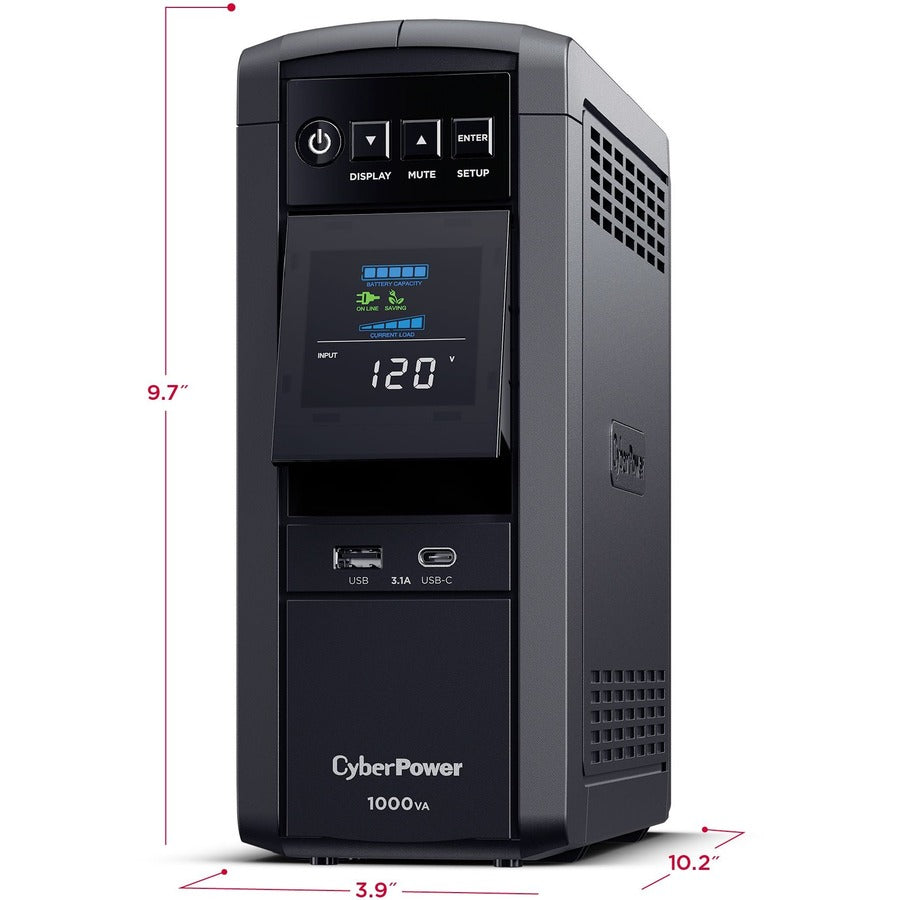 CyberPower CyberPower CP1000PFCLCDTAA TAA Compliant UPS System CP1000PFCLCDTAA