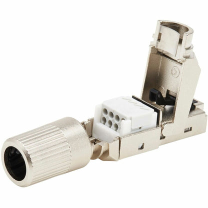 Tripp Lite by Eaton Cat8 STP Class 1 Field-Termination Plug, 568A/568B, TAA N233-SHC8-1