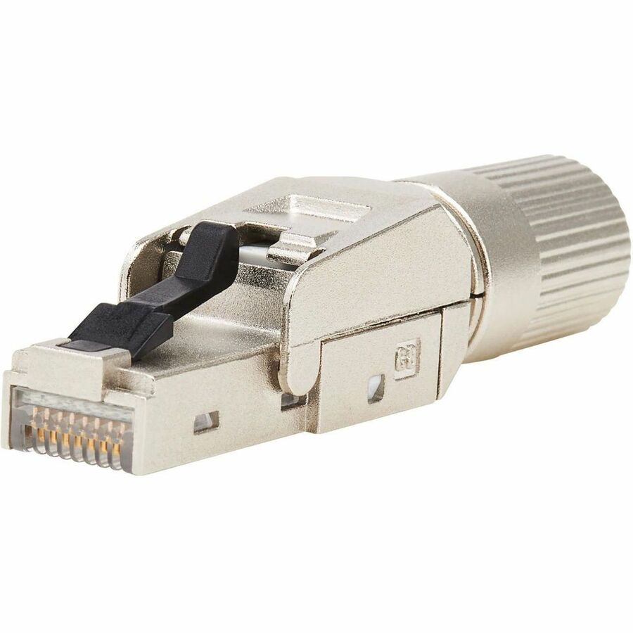 Tripp Lite by Eaton Cat8 STP Class 1 Field-Termination Plug, 568A/568B, TAA N233-SHC8-1