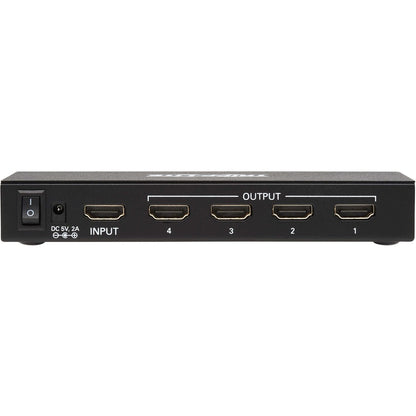 Tripp Lite by Eaton 4-Port HDMI Splitter - UHD 4K, International Plug Adapters B118-004-UHDINT