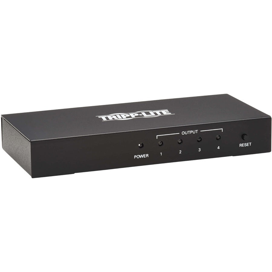 Tripp Lite by Eaton 4-Port HDMI Splitter - UHD 4K, International Plug Adapters B118-004-UHDINT