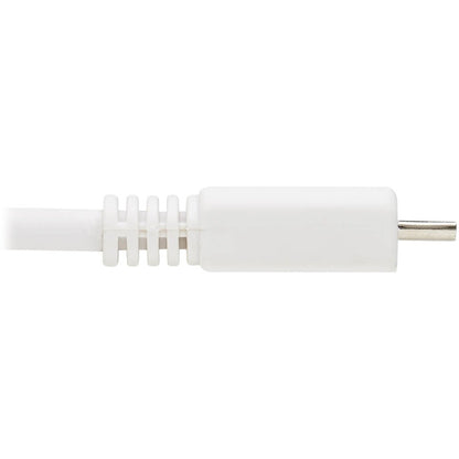 Tripp Lite Safe-IT USB-A to USB Micro-B Antibacterial Cable (M/M), USB 2.0, White, 6 ft. U050AB-006-WH