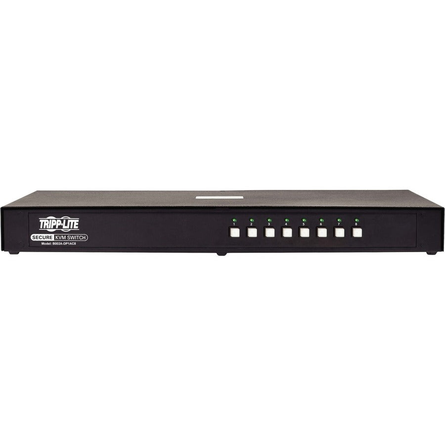 Tripp Lite by Eaton B002A-DP1AC8 8-Port NIAP PP3.0-Certified DisplayPort KVM Switch B002A-DP1AC8