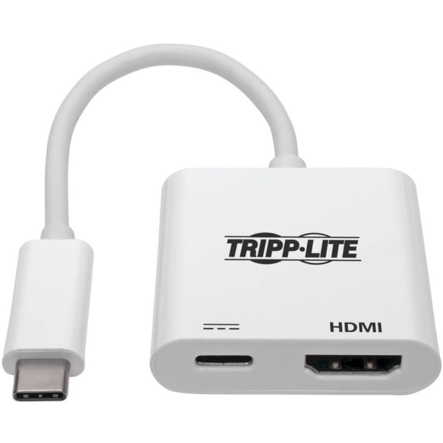 Tripp Lite by Eaton U444-06N-H4K6WC USB-C 3.1 to HDMI 4K Adapter, M/F, White U444-06N-H4K6WC