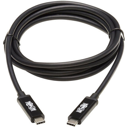 Tripp Lite by Eaton Thunderbolt 3 Cable, M/M, 2 m, Black MTB3-02M-5A-AB