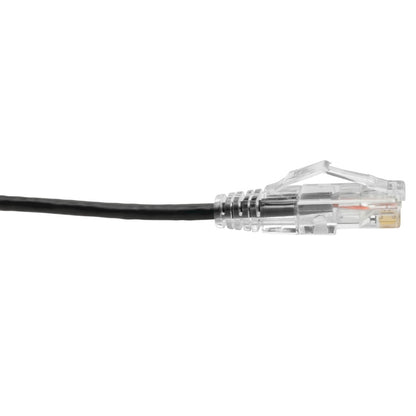 Tripp Lite by Eaton Cat6 UTP Patch Cable (RJ45) - M/M, Gigabit, Snagless, Molded, Slim, Black, 2 ft N201-S02-BK