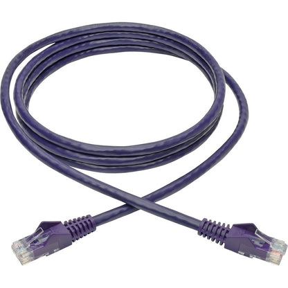 Tripp Lite by Eaton Cat6 Gigabit Snagless Molded UTP Patch Cable (RJ45 M/M), Purple, 6 ft N201-006-PU