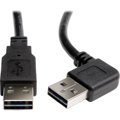 Tripp Lite by Eaton Universal Reversible USB 2.0 Right Angle A-Male to A-Male Cable - 6ft UR020-006-RA