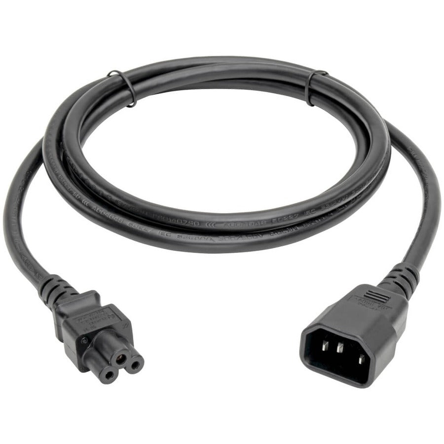 Tripp Lite 6ft Laptop Power Cord Adapter Cable C14 to C5 2.5A 18AWG 6' P014-006