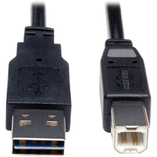 Tripp Lite by Eaton Universal Reversible USB 2.0 A-Male to B-Male Device Cable - 6ft UR022-006