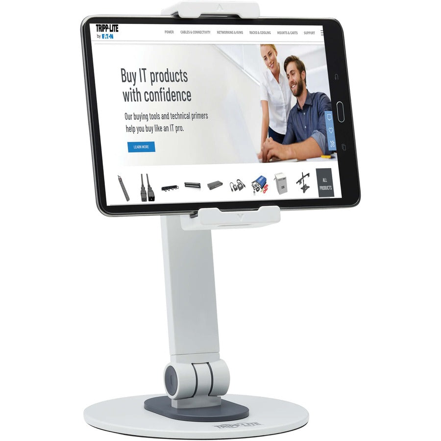 Tripp Lite by Eaton DMTB413 Desk Mount for Smartphone, Tablet, iPad, Mobile Device - White DMTB413