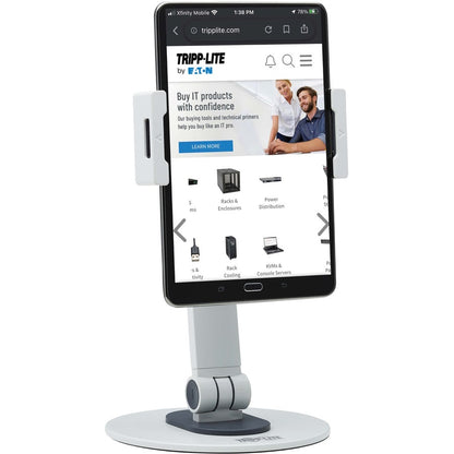 Tripp Lite by Eaton DMTB413 Desk Mount for Smartphone, Tablet, iPad, Mobile Device - White DMTB413