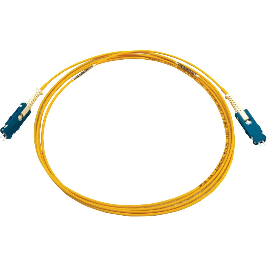 Tripp Lite by Eaton N383S-02M 400G Singlemode 9/125 OS2 Fiber Cable, Yellow, 2 m (6.6 ft.) N383S-02M