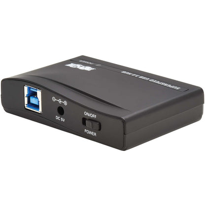 Tripp Lite by Eaton 4-Port USB-A Mini Hub - USB 3.2 Gen 1, International Plug Adapters U360-004-R-INT