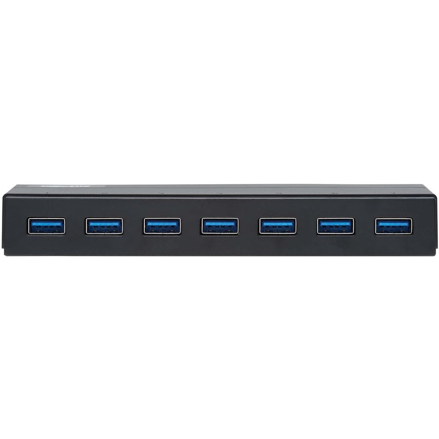 Tripp Lite by Eaton 7-Port USB-A Mini Hub - USB 3.2 Gen 1, International Plug Adapters U360-007-INT