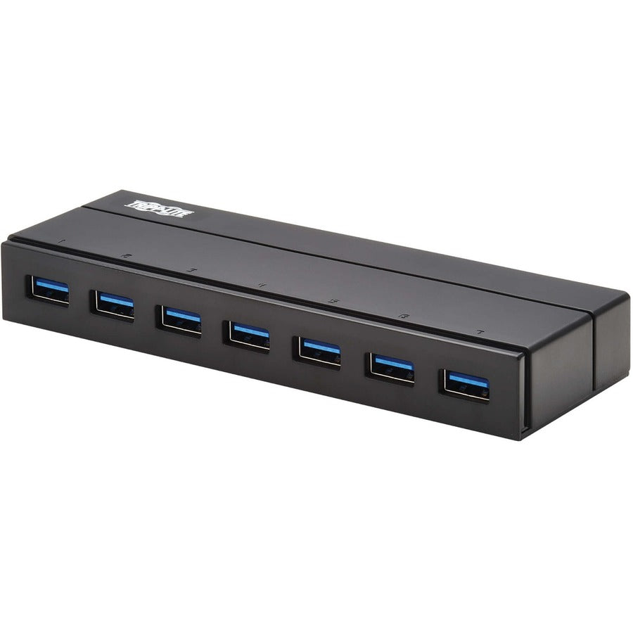 Tripp Lite by Eaton 7-Port USB-A Mini Hub - USB 3.2 Gen 1, International Plug Adapters U360-007-INT