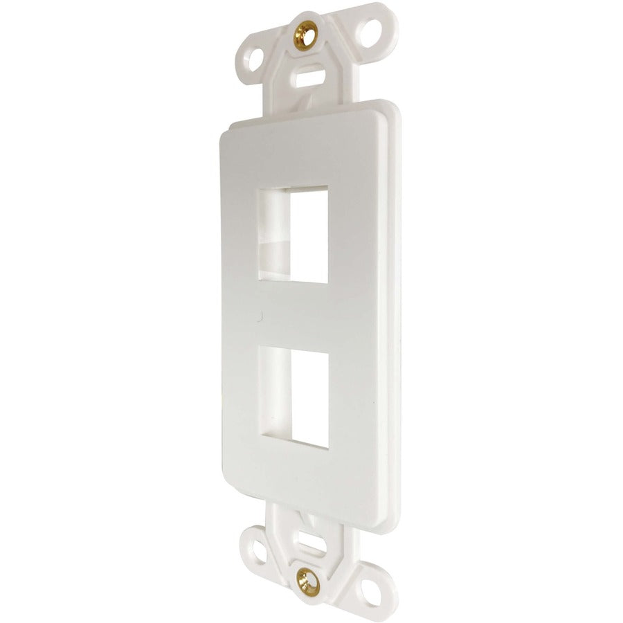 Tripp Lite by Eaton N042DAB-002V-IV 2-Port Antibacterial Wall-Mount Insert, Ivory N042DAB-002V-IV