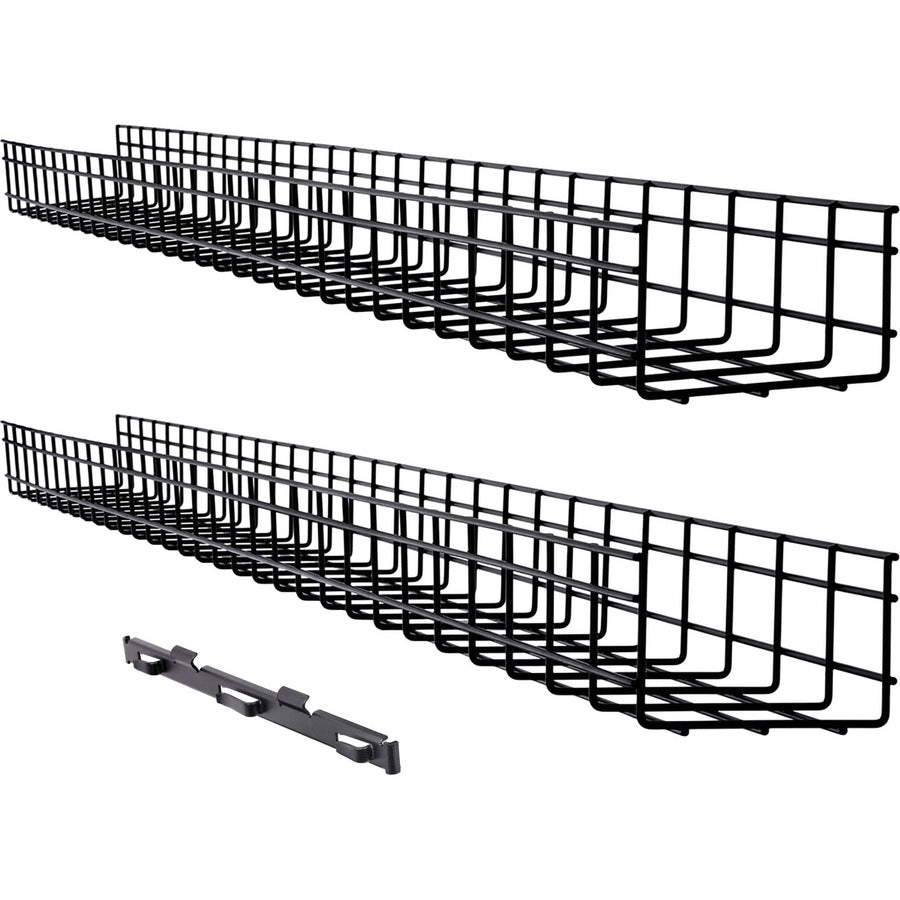 Tripp Lite by Eaton Wire Mesh Cable Tray - 150 x 100 x 1500 mm (6 in. x 4 in. x 5 ft.) 2-Pack SRWB6410X2STR