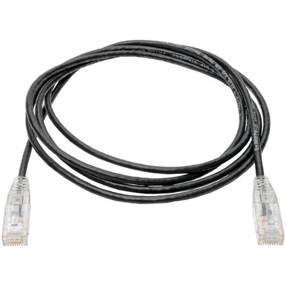 Tripp Lite by Eaton Cat6 UTP Patch Cable (RJ45) - M/M, Gigabit, Snagless, Molded, Slim, Black, 6 ft. N201-S06-BK