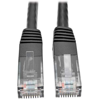 Tripp Lite by Eaton Cat6 Gigabit Molded Patch Cable (RJ45 M/M), Black, 5 ft N200-005-BK