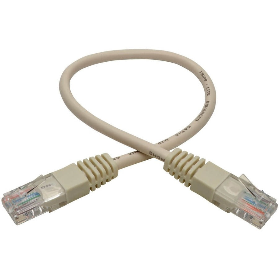 Tripp Lite by Eaton N002-001-WH Cat5e UTP Patch Cable N002-001-WH