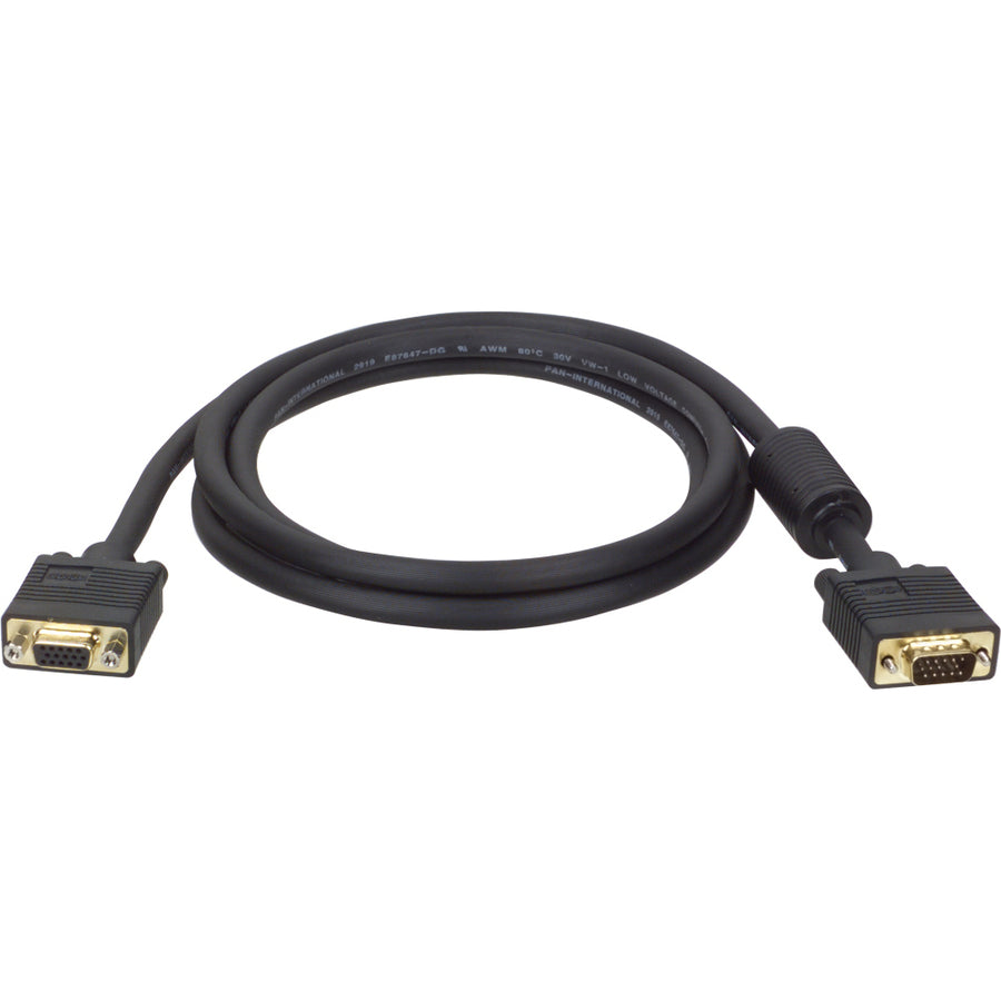 Tripp Lite 75ft VGA Coax Monitor Extension Cable with RGB High Resolution HD15 M/F 75' P500-075