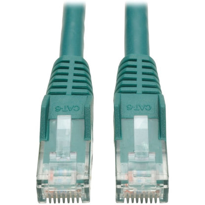 Tripp Lite by Eaton 15-ft. Cat6 Gigabit Snagless Molded Patch Cable(RJ45 M/M) - Green* N201-015-GN